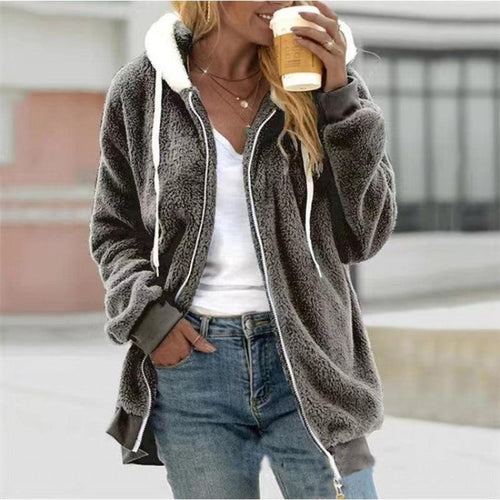 Plush Zipper Hooded Jacket | Warm, Cozy & Stylish for the Cowgirl Lifestyle