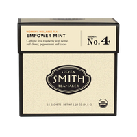SMITH TEAMAKER - EMPOWER MINT WOMEN'S WELLNESS TEA BLEND NO. 4 (15 TEA BAGS, 1.22 OZ)