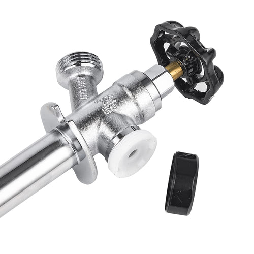 10 Pcs 1/2" PEX Crimp x 3/4" Hose Bibb, 4" Anti Siphon Frost Free Sillcock Plumbingsell