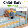 Twin Montessori Floor Bed with Safety Guardrails