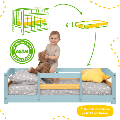Floor Bed - Crib Size Ocodile.com