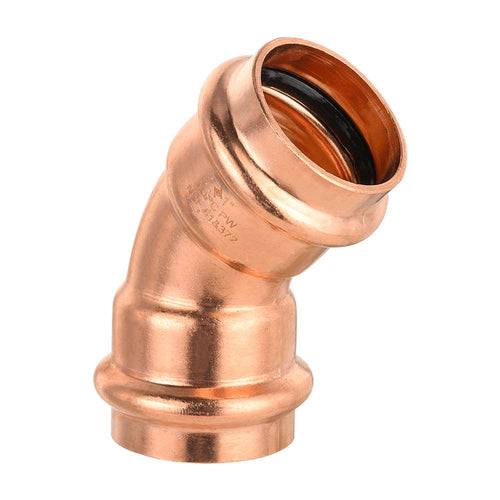 30 Pcs 1" Press Copper 45° Elbow (Lead Free)