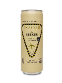 RTD Cold Brew Cans | Choose Your Caffeine Level | Unsweetened 12-Pack