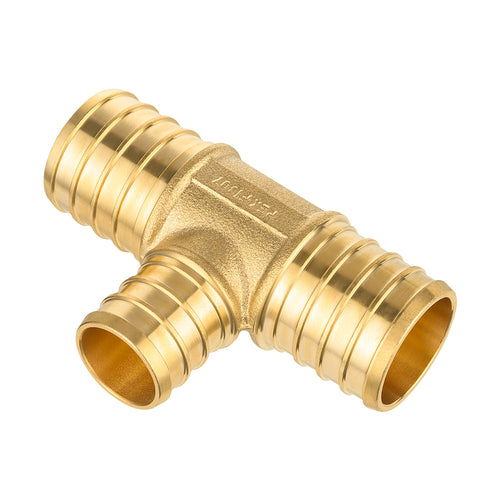 30 Pcs PEX-B Crimp 1" PEX x 1" PEX x 3/4" PEX Reducing Tee (Lead Free)