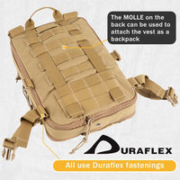 Votagoo D3 Flat Pack 2.0 Tactical Expandable Backpack Multi-purposed MOLLE Pack Camo