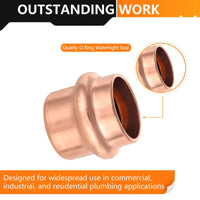 3/4" Press Copper Cap (Lead Free) Plumbingsell