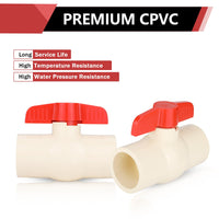 2" CPVC Ball Valve (Solvent)