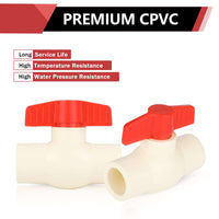 3/4" CPVC Ball Valve (Solvent) Plumbingsell