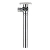 1/2" Sweat x 3/8" OD Compr. Angle Stop Valve, w/5" Angle Extension, 1/4-Turn (Lead Free)