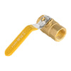1" FNPT Ball Valve, Yellow (Lead Free)
