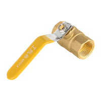 1" FNPT Ball Valve, Yellow (Lead Free)