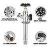 10 Pcs 1/2" MIP x 3/4" Hose Bibb, 6" Anti Siphon Frost Free Sillcock