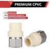 1/2" CPVC x Female Stainless Steel Adapter (Lead Free)