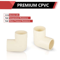 3/4" CPVC CTS 90° Elbow (Socket)