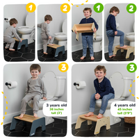 1-Step Wooden Stool for Kids
