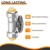 10 Pcs 1/2" Push Connect x 1/2" Push Connect Straight Stop Valve, 1/4 Turn (Lead Free) Plumbingsell
