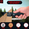 The Pioneer Folding Pocket Knife Giftset for Men and Women (Black and Orange)