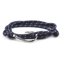 Fashion Hot Multilayer Rope Bracelet hope Anchor Sailor Anchor Bracelets  For Men and  Women Best Gift Hook Bracelet