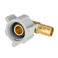 30 Pcs PEX-B Crimp 1/2" PEX X 1/2" Female NPT Swivel Elbow (Lead Free)