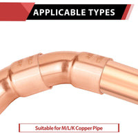 10 Pcs 1-1/2" FTG x Copper 45° Street Elbow at Wholesale Price