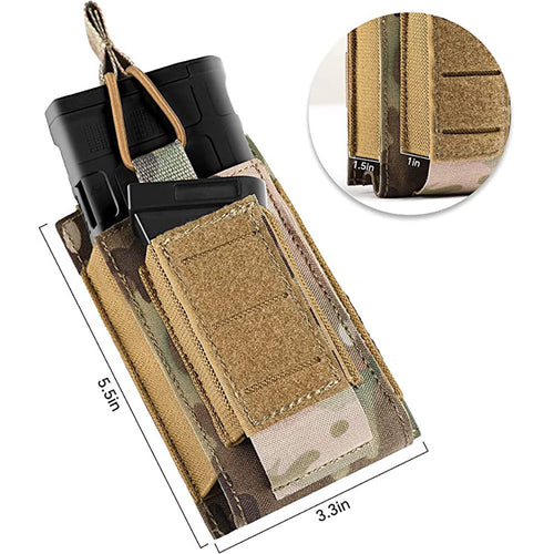 Molle Mag Pouch 5.56mm 9mm Open-Top Magazine Pouch