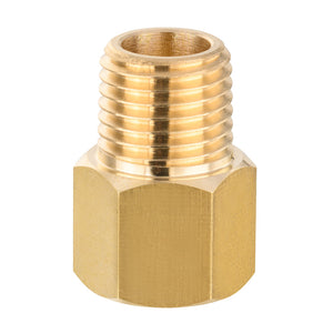 1/4" MNPT x 1/4" FNPT Brass Connector