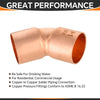 30 Pcs 1" 45º Copper Elbow at Wholesale Price