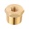 1/2" M x 3/8" F NPT Connector