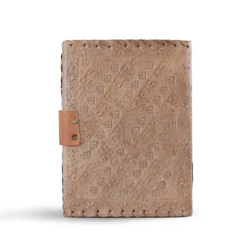 Handcrafted Vintage 4 Stone Leather Diary
