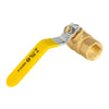 1/2" FNPT Ball Valve, Yellow (Lead Free)