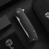 The Pathfinder Folding Pocket Knife Giftset for Men and Women (Silver and Red)