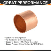 30 Pcs 1" Solder Copper Pipe End Cap (Plug) at Wholesale Price