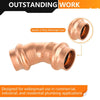1/2" Press Copper 45° Elbow (Lead Free)