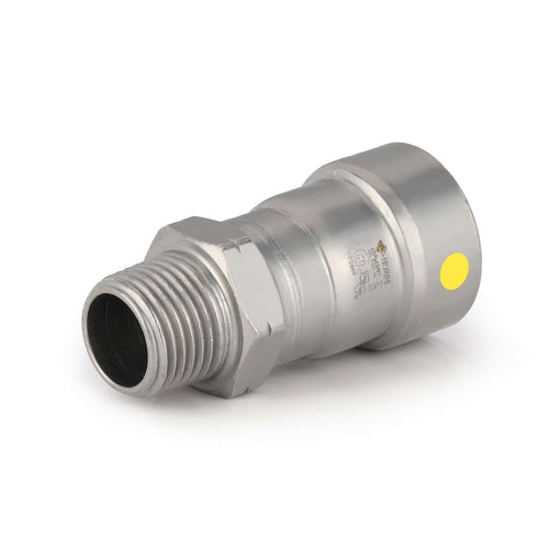 1-1/2" Carbon Press x Male Adapter