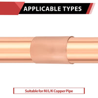 10 Pcs 1-1/4" Copper Coupling, No Stop at Wholesale Price