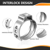 PEX Clamp Rings 1/2" (100) in Bottle Plumbingsell