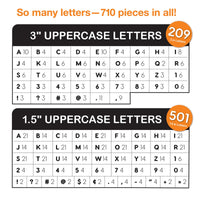 Bulletin Board Letters Combo – 2 Sizes