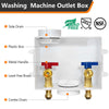 1/2" Push Fit Inlet, Washing Machine Outlet Box Plumbingsell
