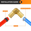 30 Pcs PEX-B Crimp Elbow 1/2" PEX x 1/2" PEX (Lead Free)
