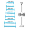 Light Blue Stretchy Tieless Silicone Elastic Shoelaces | 16 Straps The Original Stretchlace
