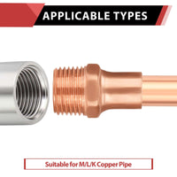 1" C x MNPT Copper Male Adapter Plumbingsell