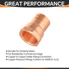 30 Pcs 3/4" C x 1/2" FNPT Copper Female Adapter at Wholesale Price