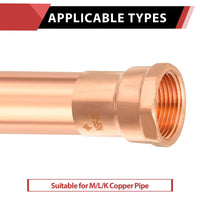 1" C x FNPT Copper Female Adapter Plumbingsell