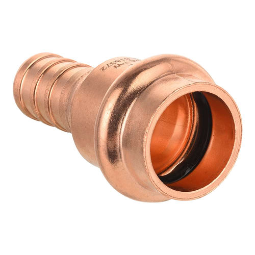 3/4" Copper Press x 3/4" PEX-B Crimp Adapter (Lead Free)