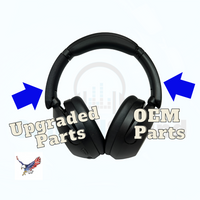 Replacement Side Cover Slider Parts UPGRADE KIT for Sony WH-XB910N WHXB910N YY2951 Headphones
