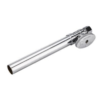 10 Pcs 1/2" Sweat x 3/8" OD Compr. Straight Stop Valve, w/5" Straight Extension, 1/4-Turn (Lead Free) Plumbingsell