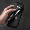The Vector Folding Pocket Knife Giftset for Men and Women (Black and Silver)