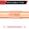 1/2" Copper Coupling, No Stop Plumbingsell