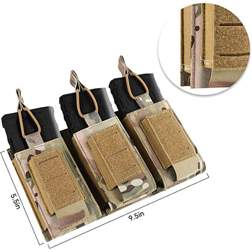 Molle Mag Pouch 5.56mm 9mm Open-Top Magazine Pouch