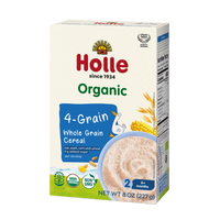 Holle Organic Whole Grain 4-Grain Cereal - 6 Pack